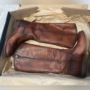 Frye boots! Cognac color! Worn 5 times!